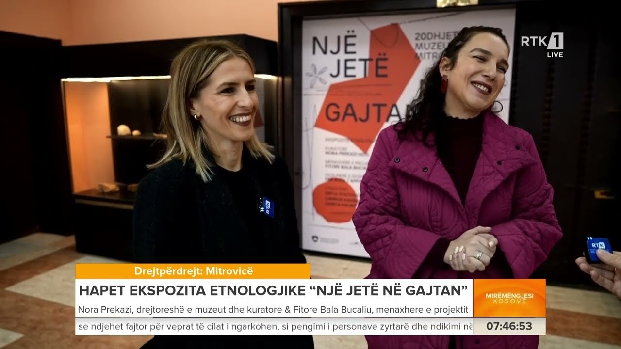 Nora Prekazi - drejtoreshë e muzeut dhe kuratore - Fitore Bala - Bucaliu, menaxhere e projektit