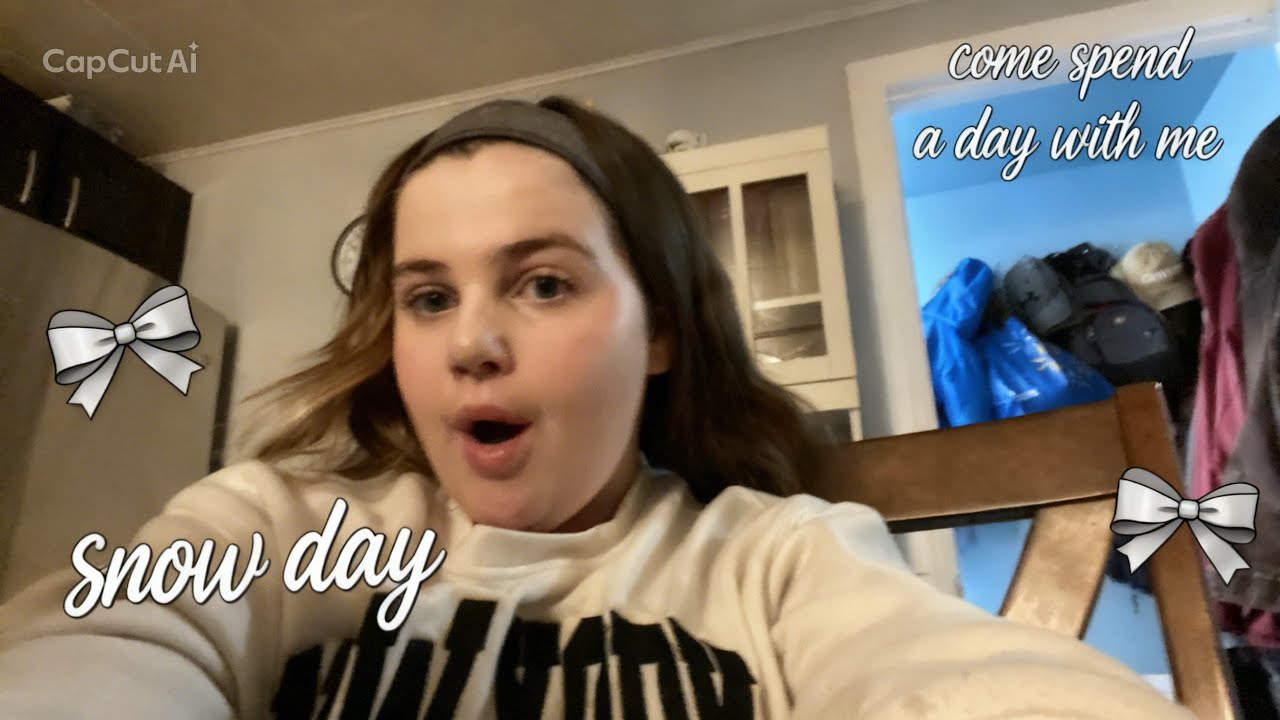COME SPEND A DAY WITH ME (snow day ) 
