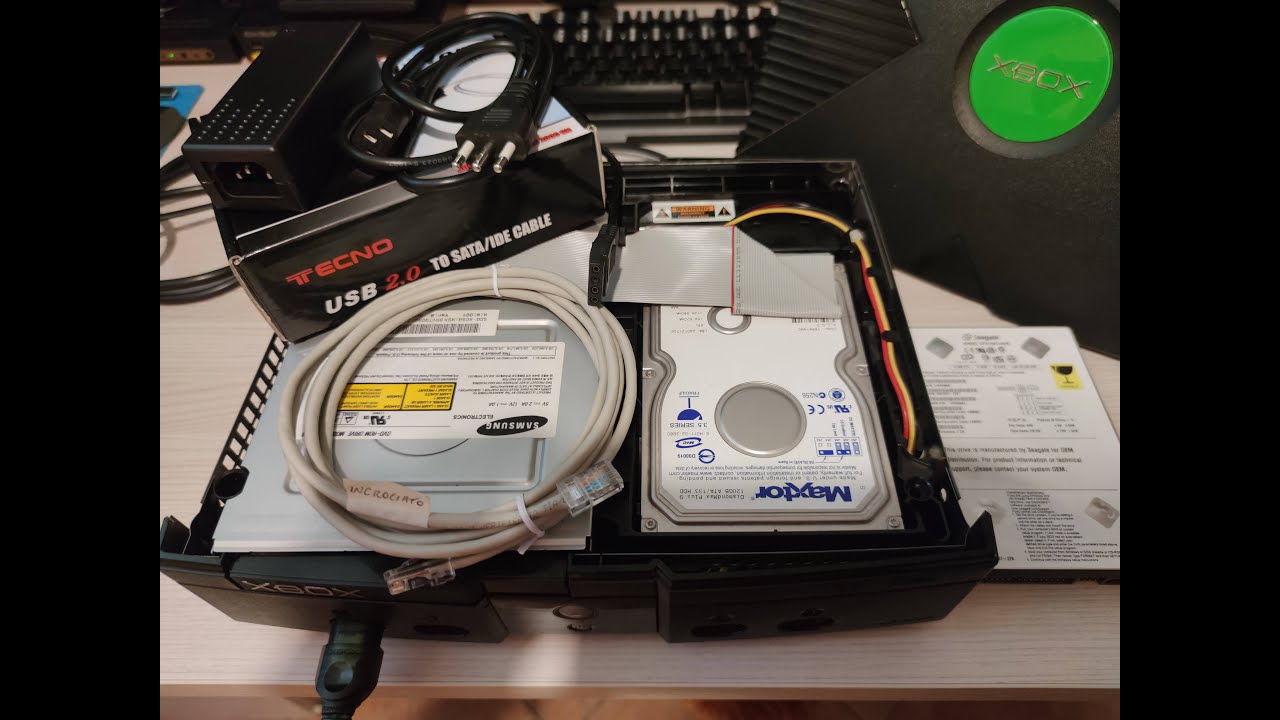 Sostituzione (Upgrade) Hard Disk XBOX 1 (Classic) + Iso To Folder + Upload Games To HD (ITA)