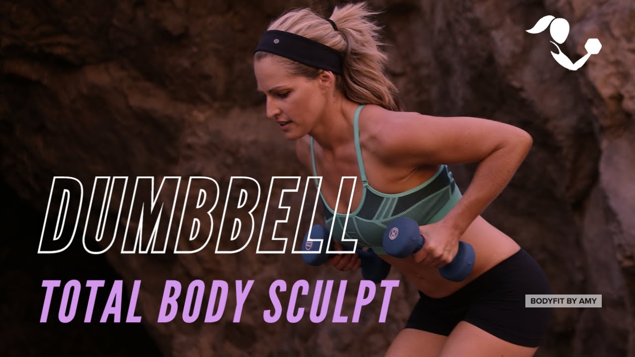 Dumbbell Total Body Sculpt Workout I 35 Minutes I Home Weights Workout for Strength, Toning & Cardio