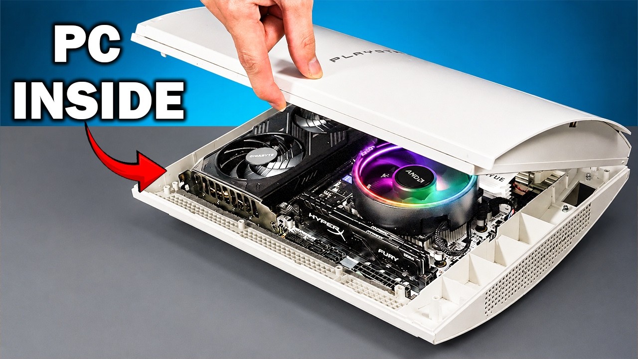Я собрал ПК внутри PS3!