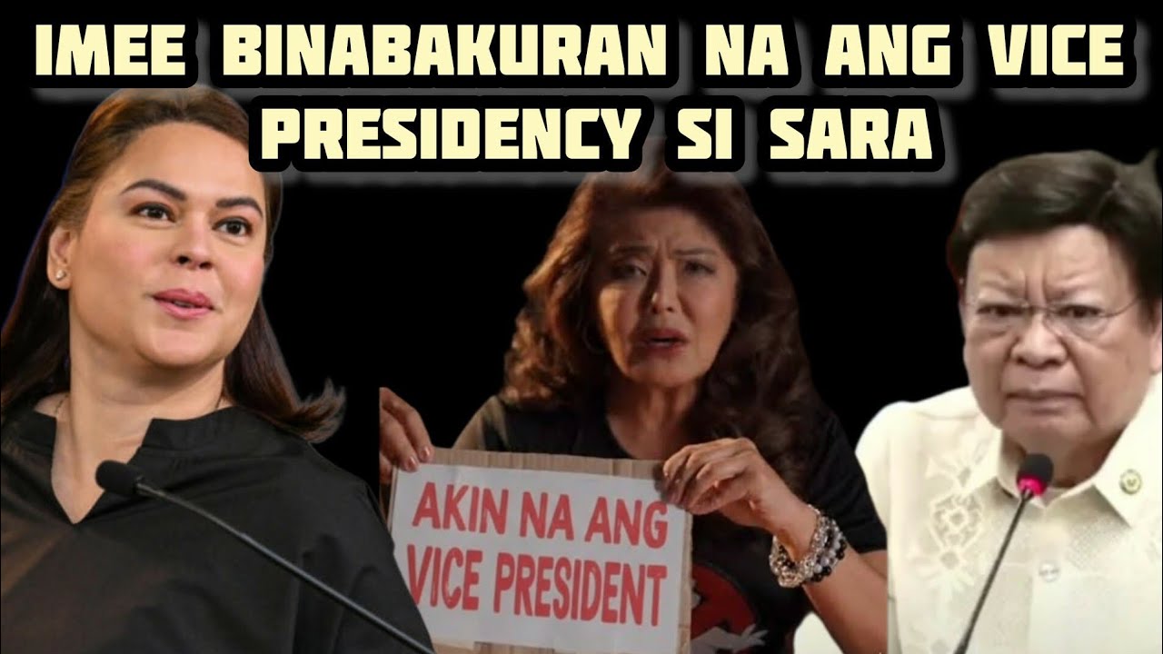 PAHIYA SI IMEE MARCOS,  HINDI SYA ANG FIRST CHOICE NI SARA BILANG VP SA 2028