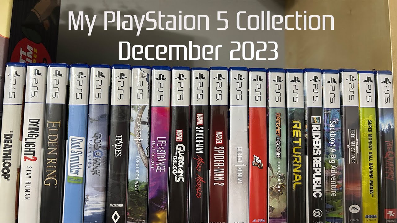 My PS5 Collection (December 2023)