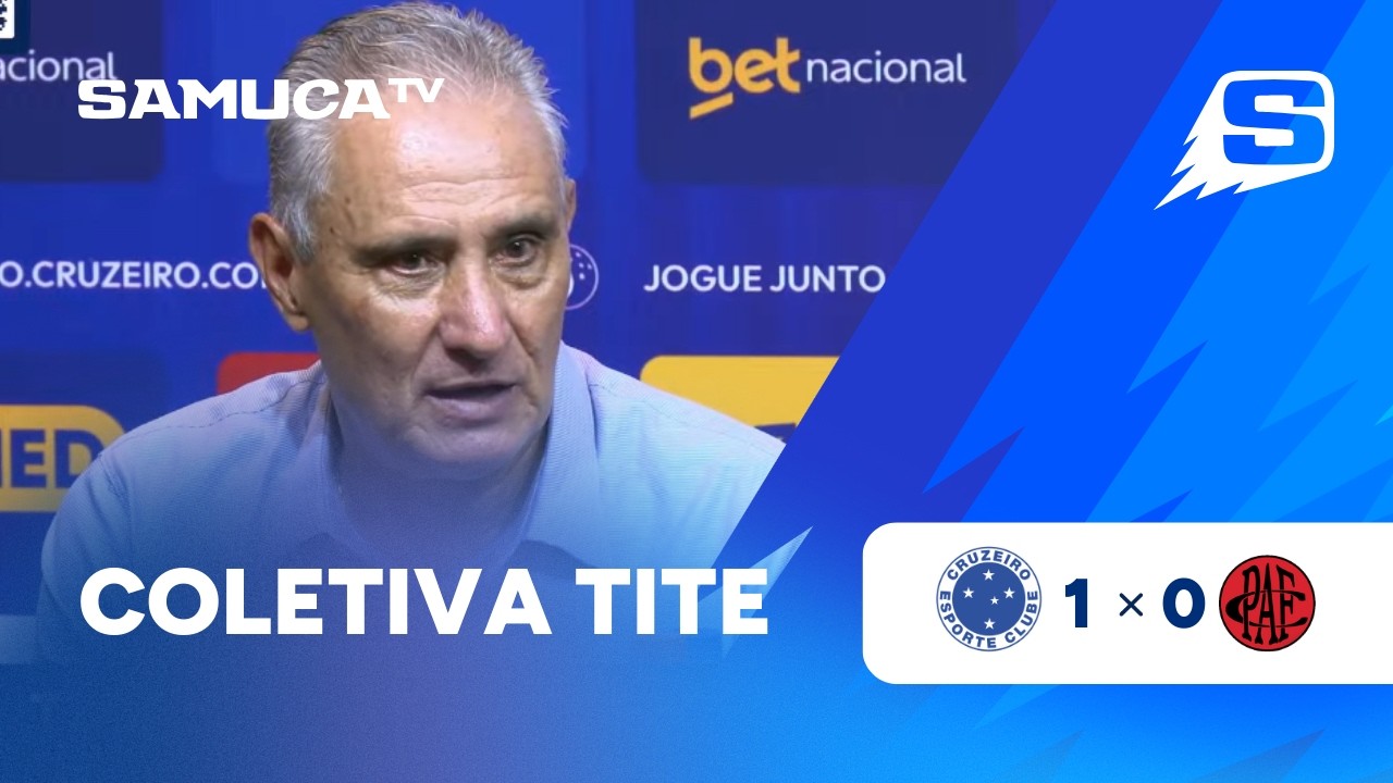 COLETIVA DO TÉCNICO TITE APÓS CRUZEIRO 1x0 POUSO ALEGRE PELO CAMPEONATO MINEIRO