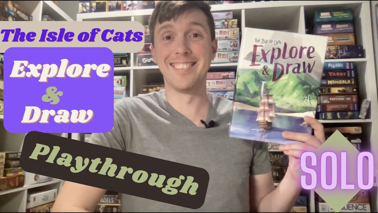 The Isle of Cats: Explore and Draw Solo Play through