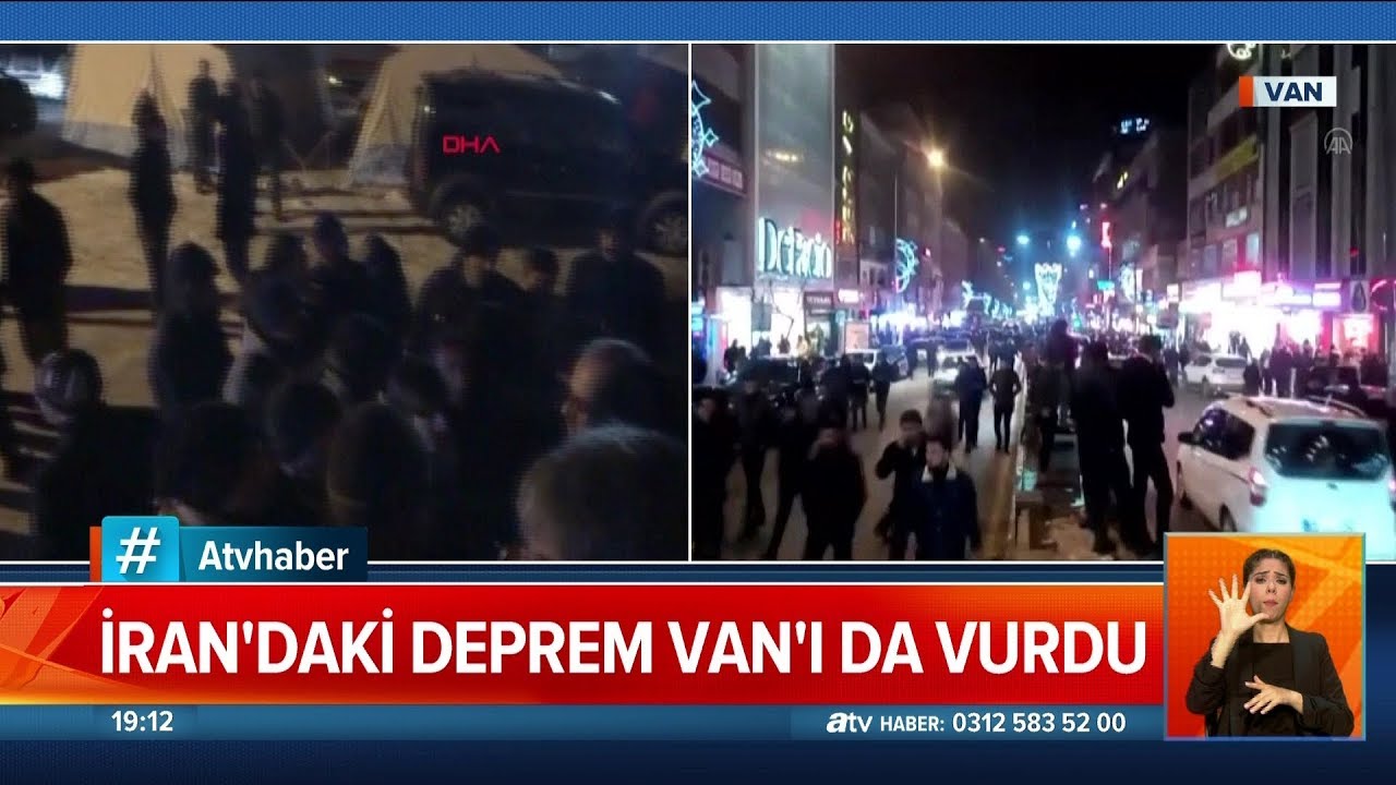 İran'daki deprem Van'ı da vurdu - Atv Haber 24 Şubat 2020