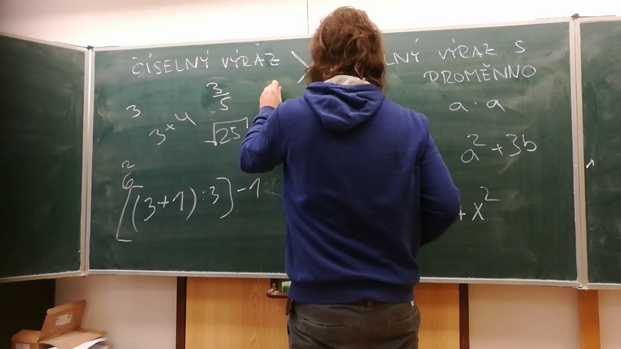 Číselný výrazy x číselný výraz s proměnnou