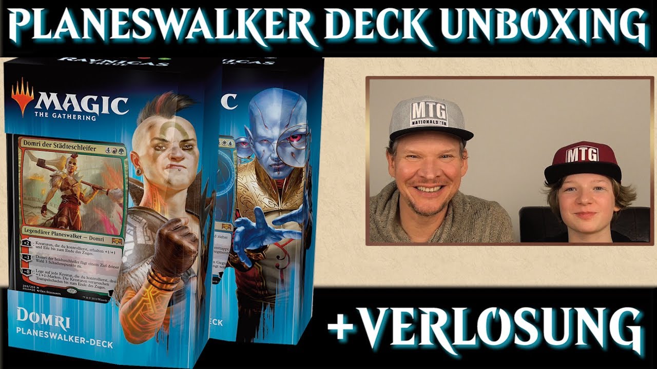 Unboxing Ravnicas Treue Planeswalker Deck Domri Magic the Gathering deutsch traderonlinevideo