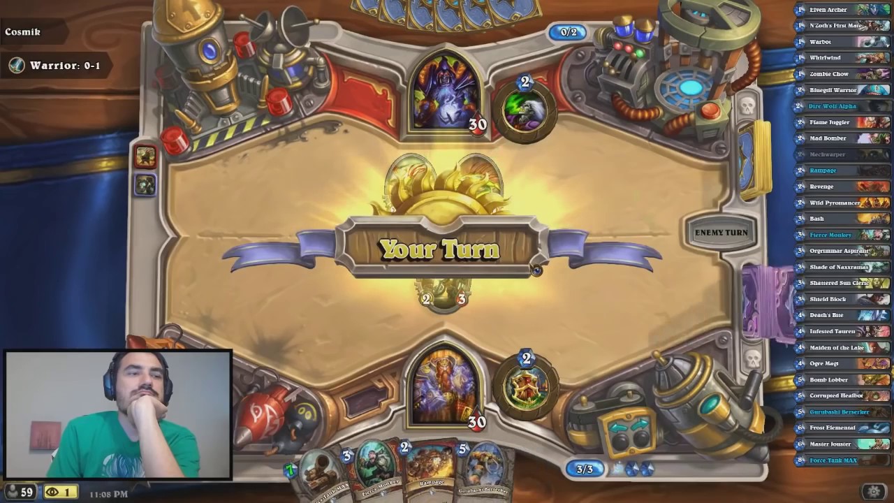 Kripp Warrior Arena Worst deck I've ever drafted