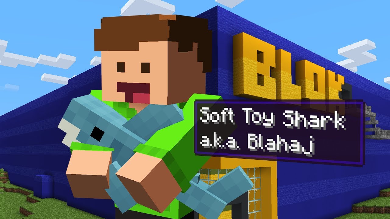 Om Blåhaj fanns i Minecraft!