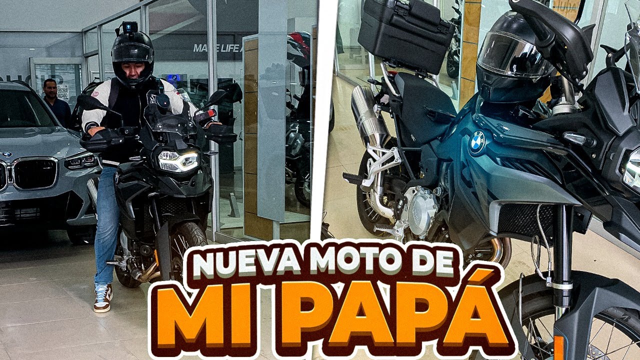 La Nueva BMW F 850 GS de mi Papá *UNA MOTO DE ENSUEÑO*