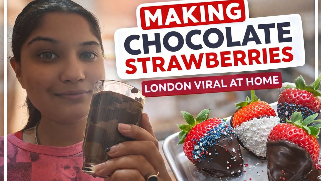 Making London viral  chocolate🍫strawberries ChocolateStrawberries#LondonViral#Viral#HomemadeDessert
