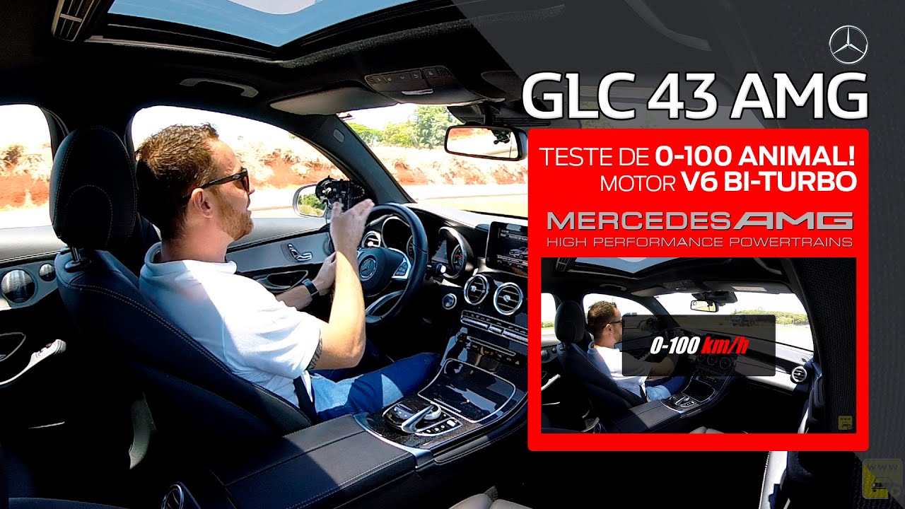 MERCEDES GLC 43 AMG COUPÉ COM TESTE DE 0-100 ANIMAL!
