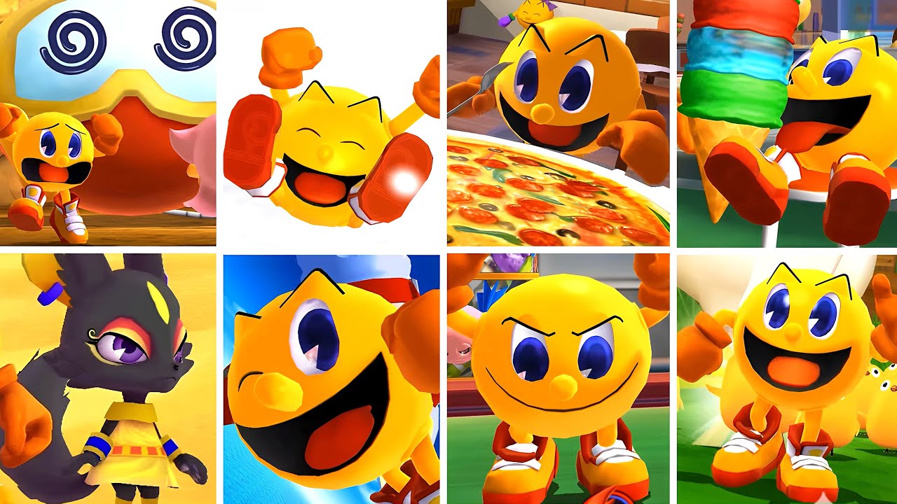 Pac-Man Party All Mini Games (Wii, 3DS)