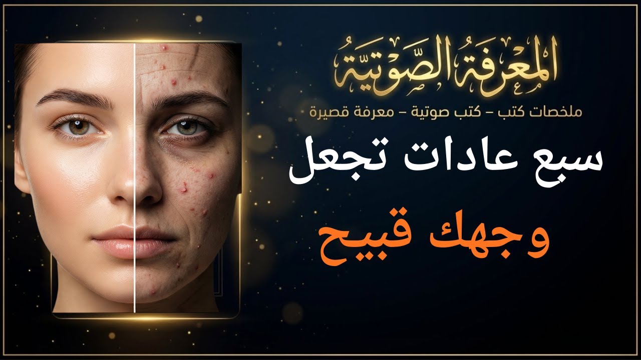 7عادات تجعل وجهك قبيح وانت لا تدرى / توقف عنها فورا#ملخص_كتاب #كتب_صوتية # المعرفة الصوتيه