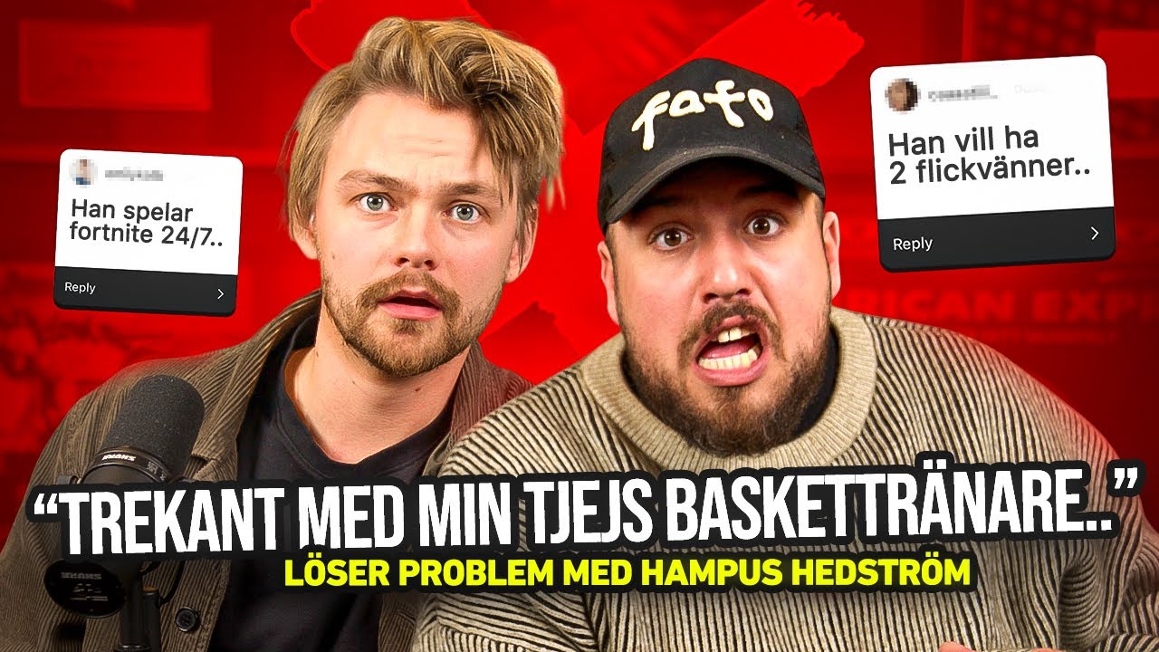 L&Ouml;SER PROBLEM MED HAMPUS HEDSTR&Ouml;M - &ldquo;MIN KILLE VAR OTROGEN MED AI-ROBOT!&rdquo;