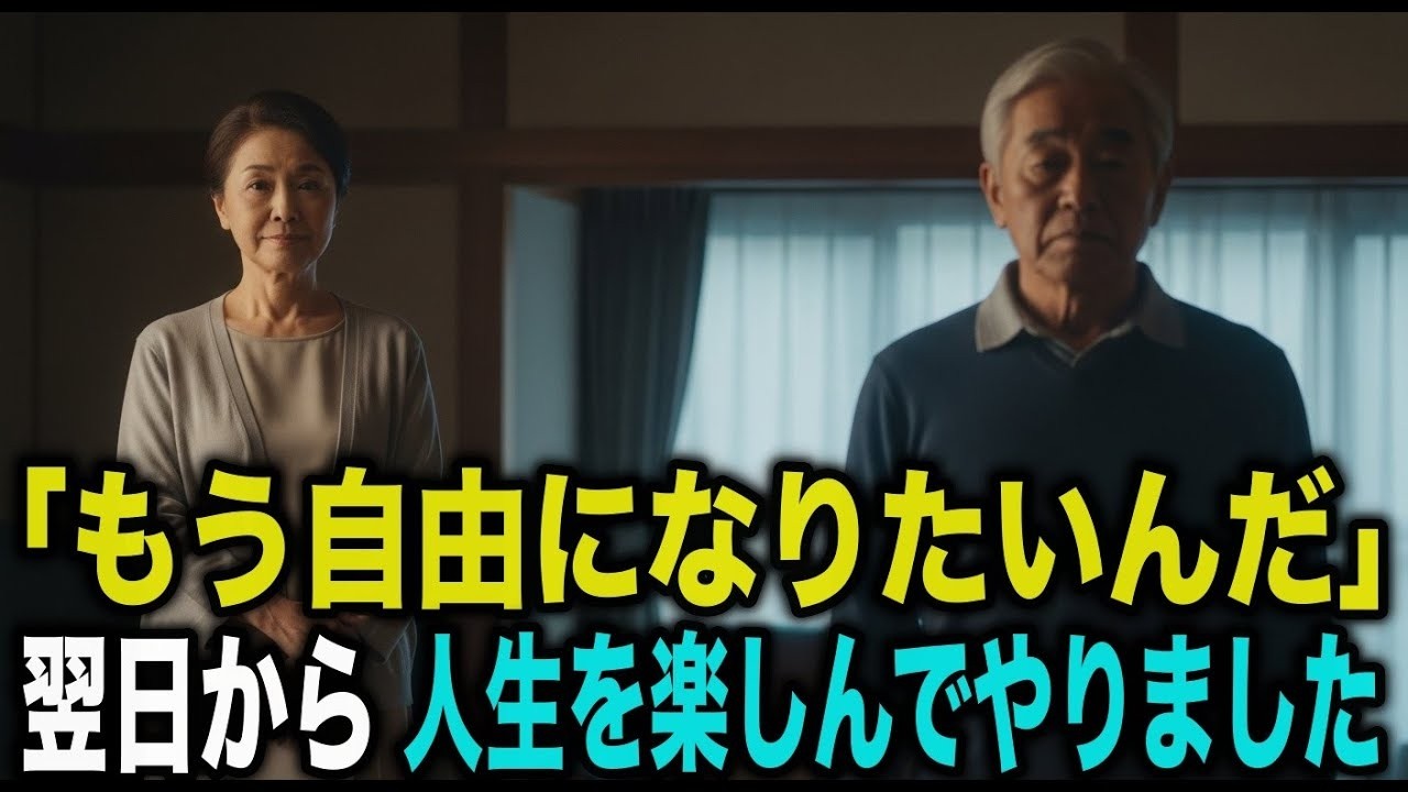 夫に「もう無理だ」と言われた朝。翌日から人生を楽しんでいたら、目の前に