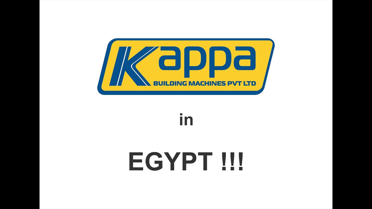 Egypt. KAPPA entered the mechanized plastering in Egypt!