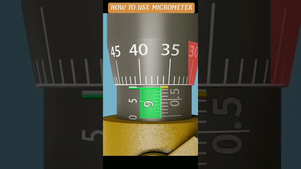 How to use outside micrometre 