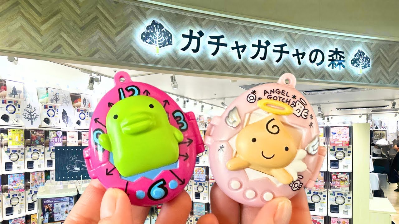 【ガチャ活】ガチャガチャの森で25連！たまごっちケースに何入れる？