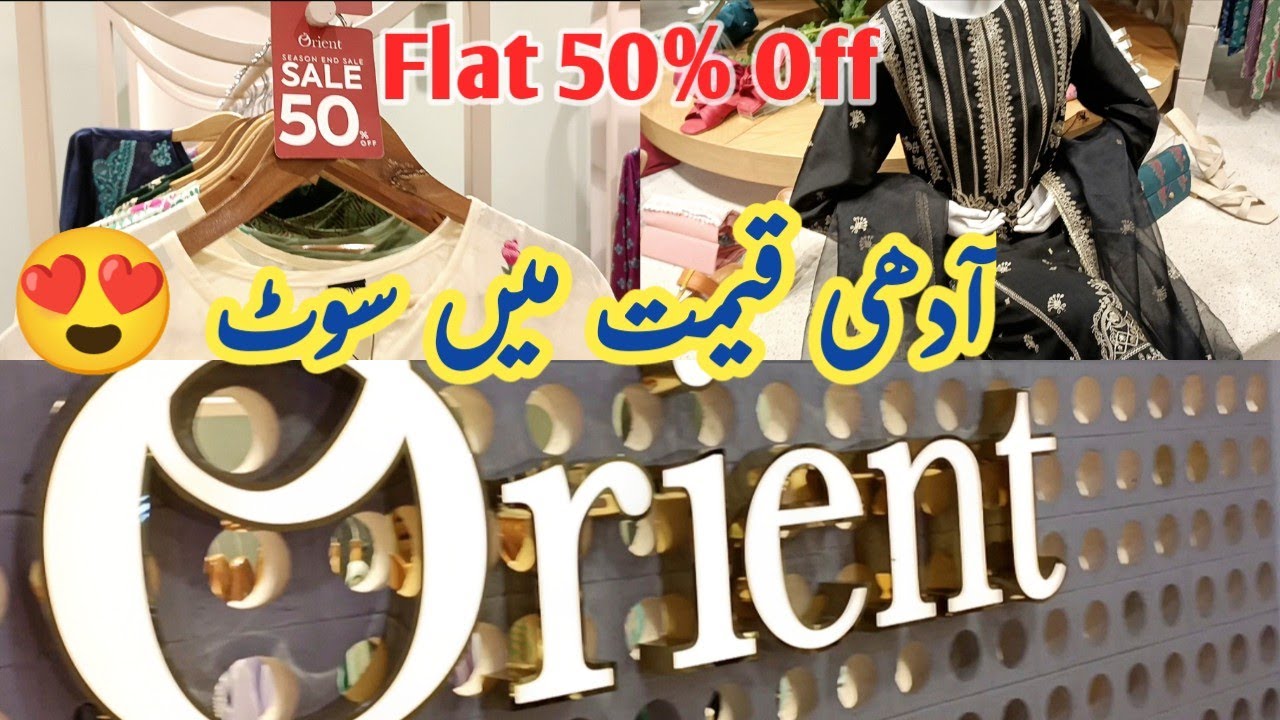 Sale 50% Off | Ready To Wear Orient New Collection 2023 On Sale