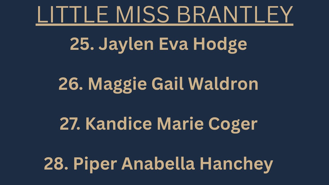 Little Miss Brantley