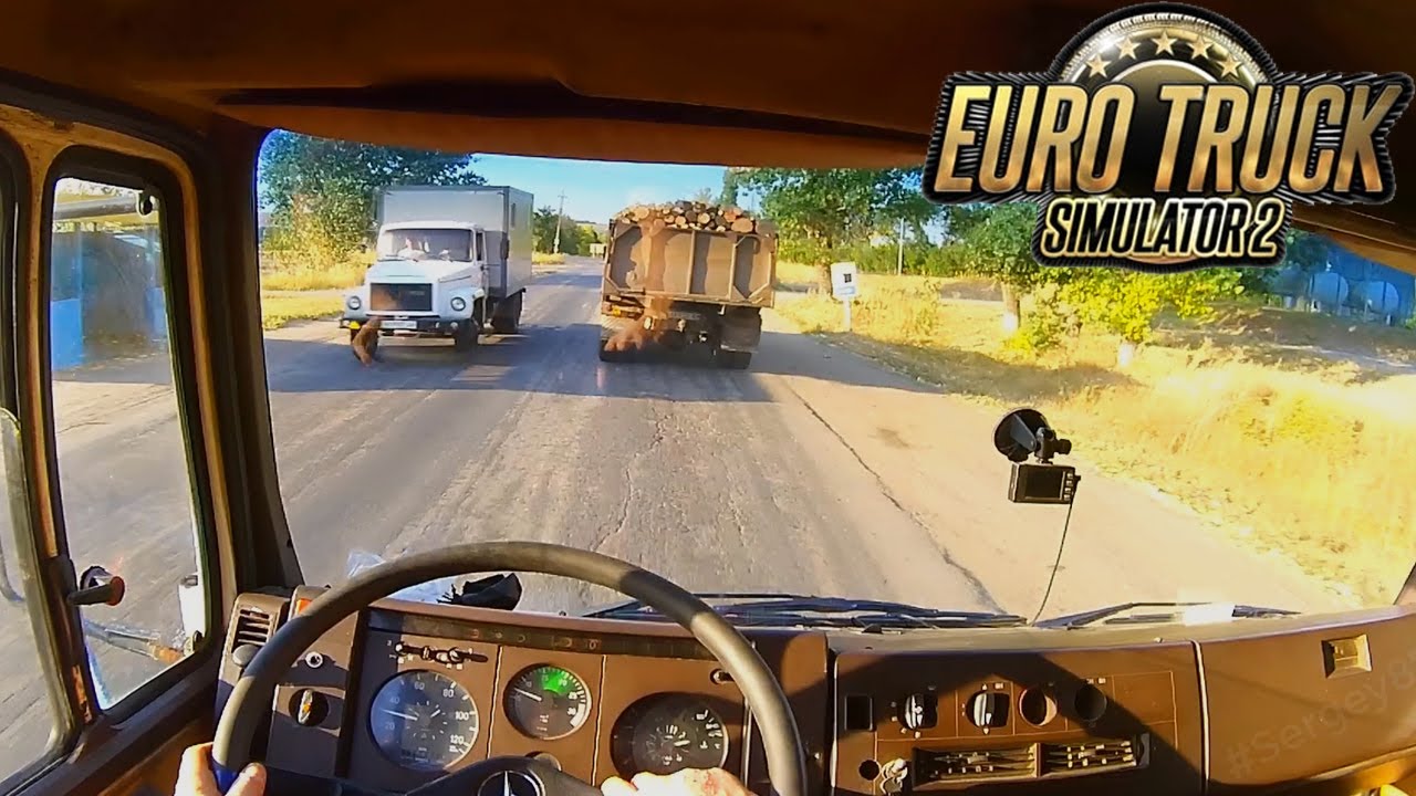 ETS2 в Реальной Жизни! #1 Вождение Грузовика Mercedes