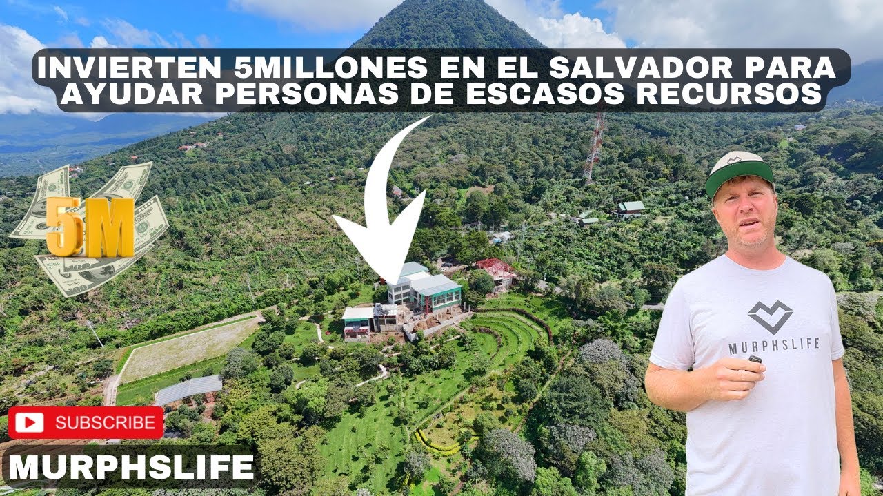 INVIERTE MILLONES DE DÓLARES EN EL SALVADOR , Fundación Murphslife casa Conejo 🇸🇻👏🏽