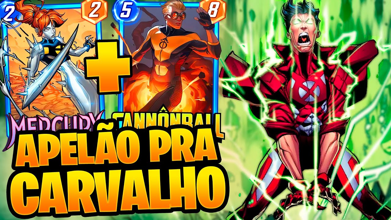 MERCURY + CANNONBALL são ABSURDOS! MOVE ESTÁ CADA VEZ MAIS APELÃO |Marvel Snap