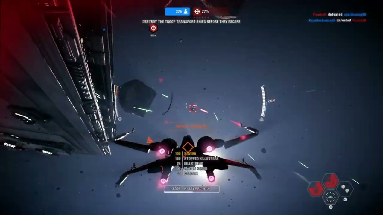 Star Wars Battlefront 2: Starfighter Assault Gameplay (Unknown Regions) #5