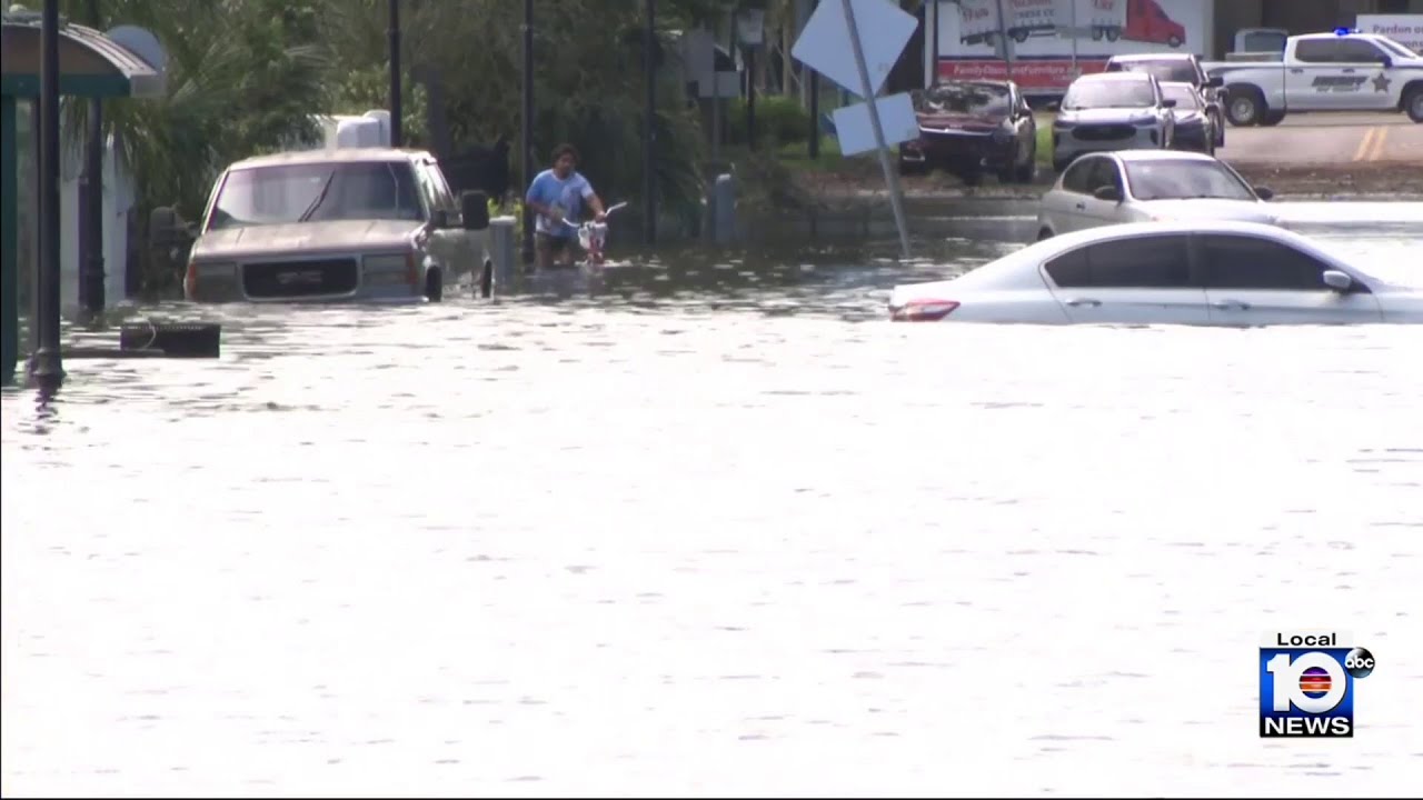 Flooded areas around Tampa still requiring many water rescues