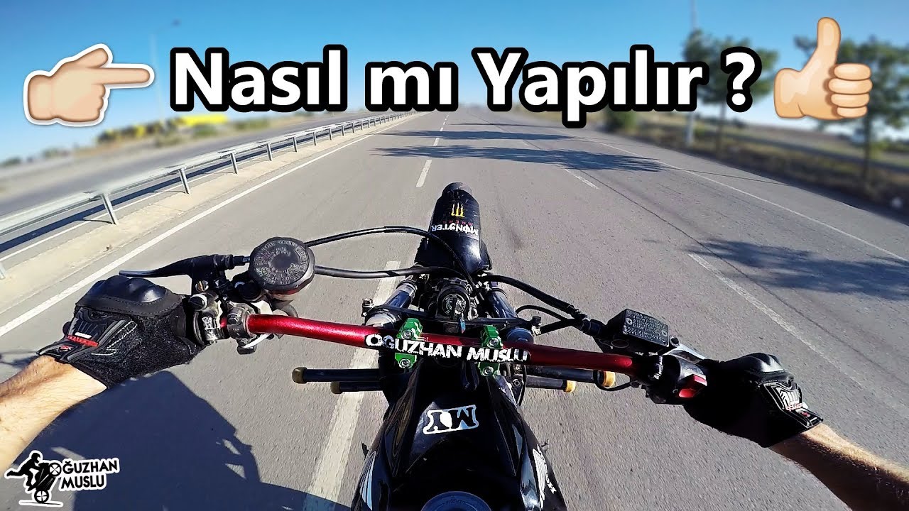 Tek Teker Nasıl Yapılır - Tekerde Vites - Ayakta Teker - MT 07 - CBR 250 - CBR 125