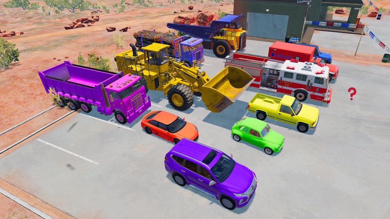 🚚🚨🚖mobil-mobilan warna truk oleng, mobil molen, mobil sedan, eksavator,pemadam, ambulan dll🚚🚨🚖