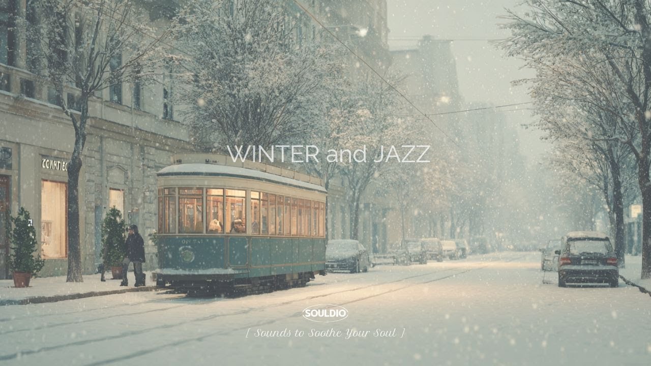 [Playlist] Заснеженные улицы Европы и мягкий джаз под огнями | Winter Jazz