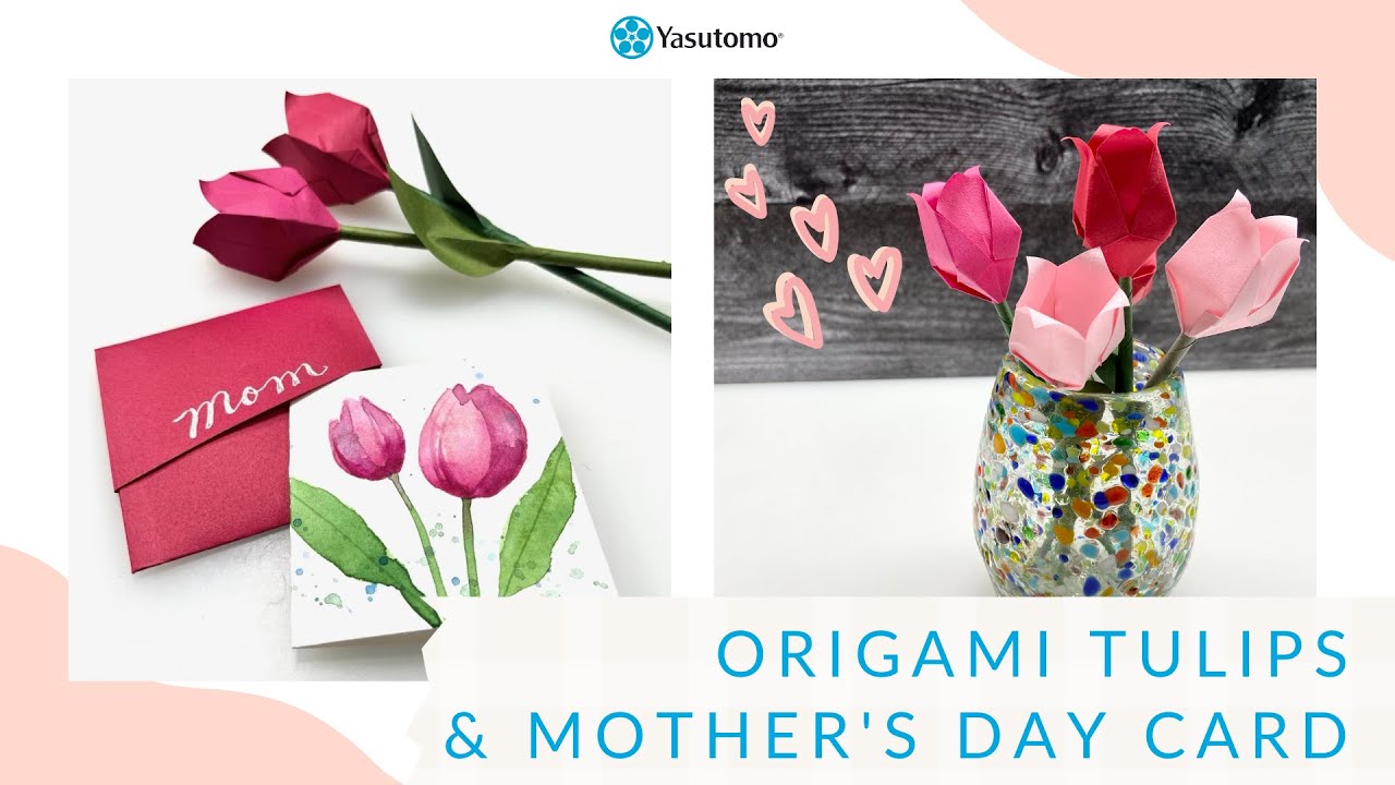 Origami Tulips & Mother's Day Card Livestream 🌷