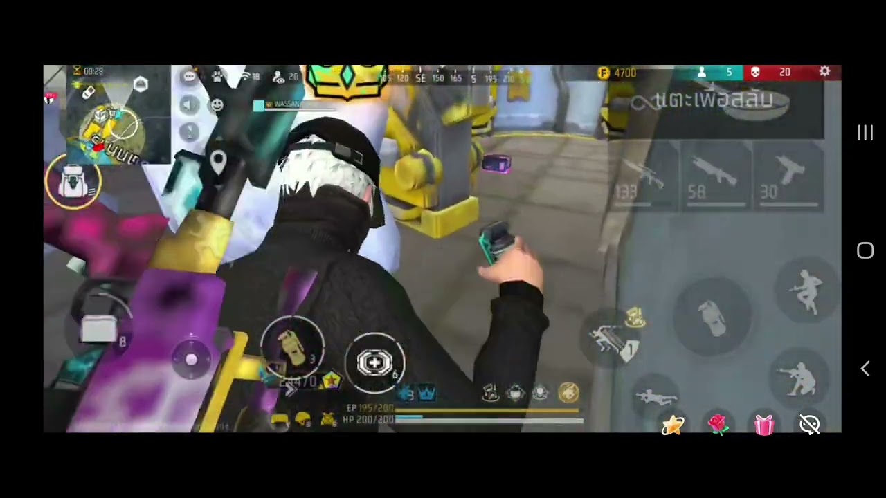 Wassana contra brasileiros na ranqueada 1v4