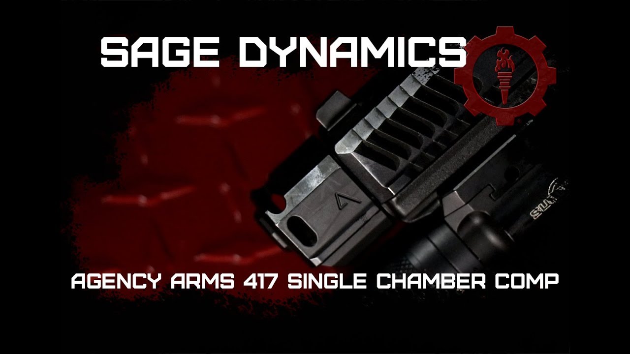 Agency Arms 417 Single Chamber Compensator