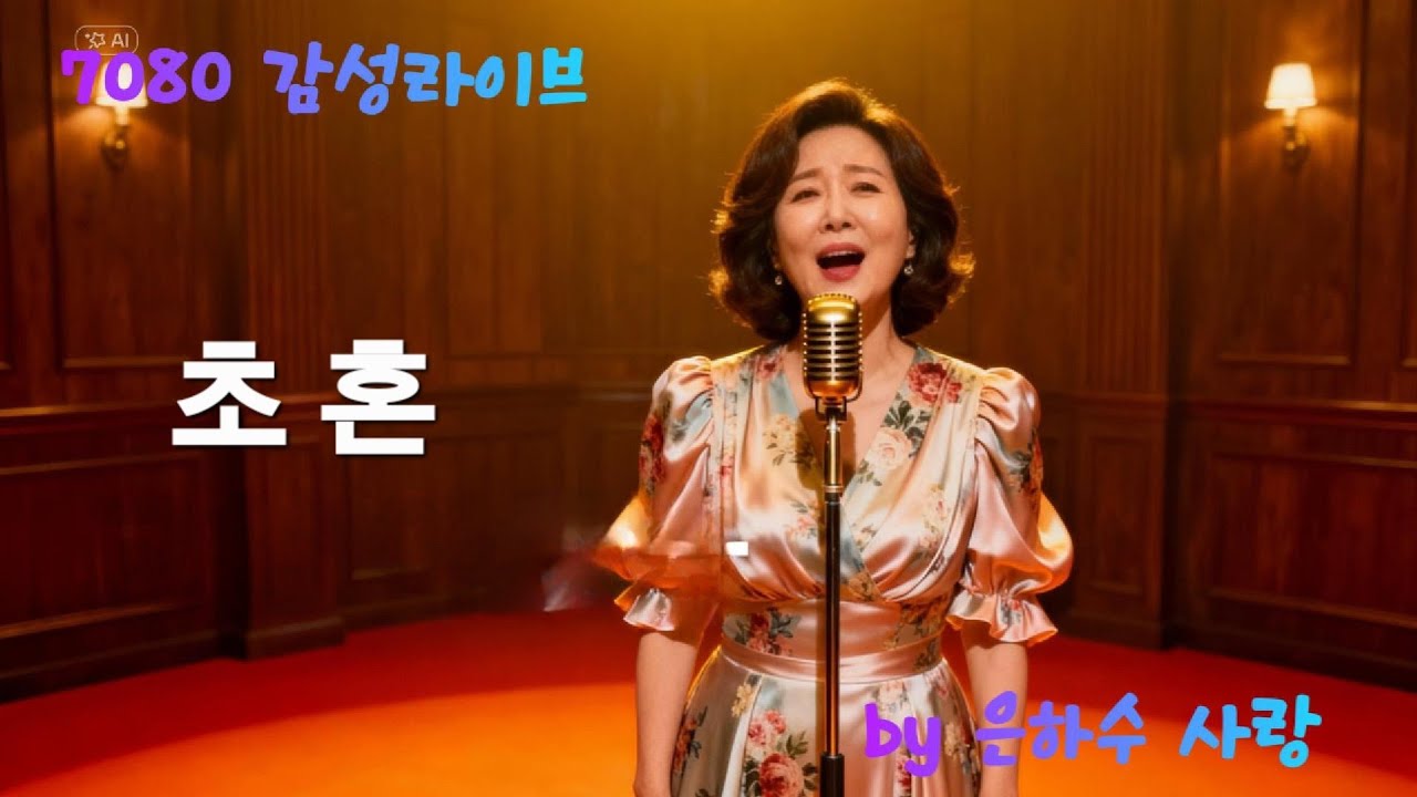 #초혼(장윤정)cover 은하수사랑  #7080감성라이브 #7080감성트로트 #7080감성발라드 