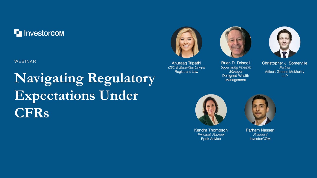 Webinar: Navigating Regulatory Expectations Under CFRs