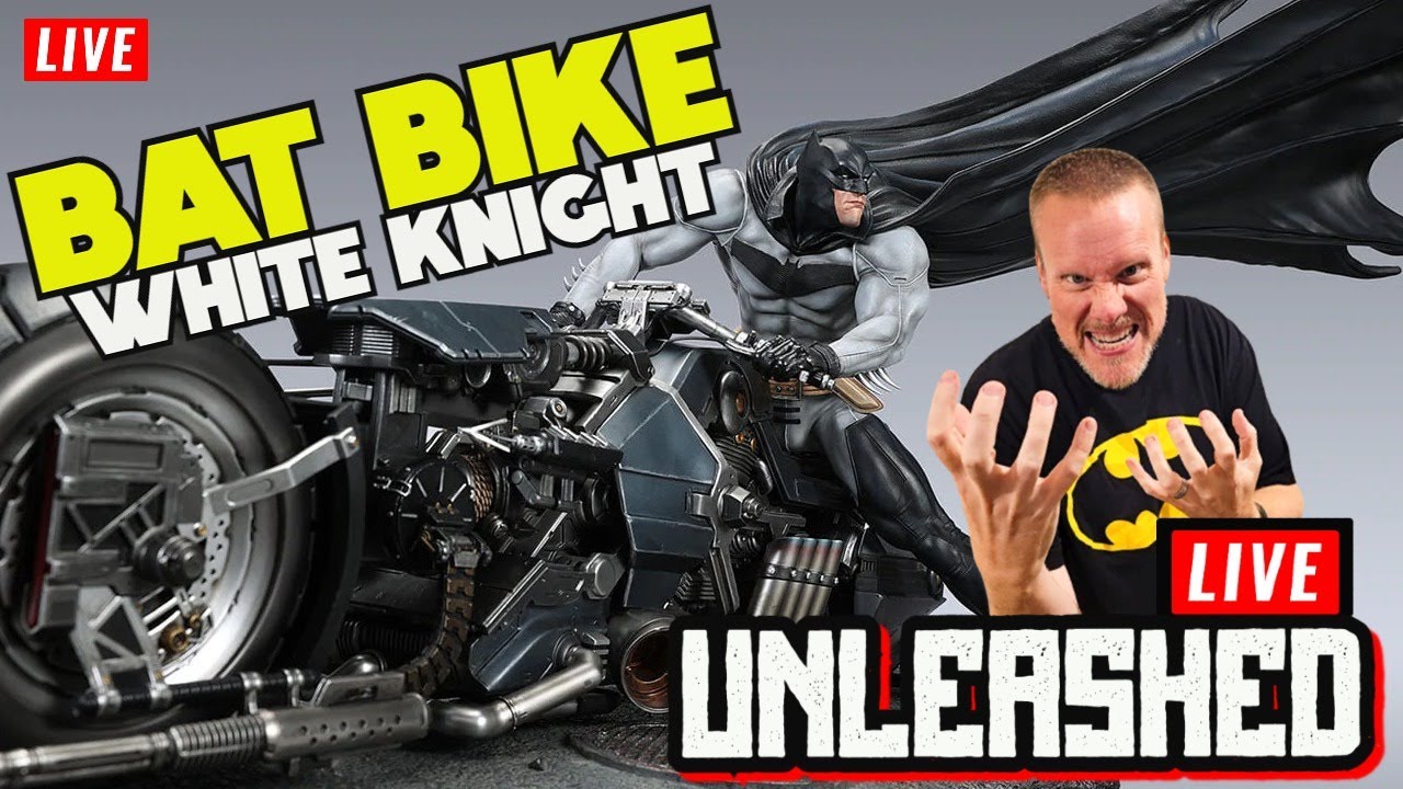 🔴 LIVE UNLEASHED UNBOXING: Batman: White Knight Batcycle Edition | XM Studios