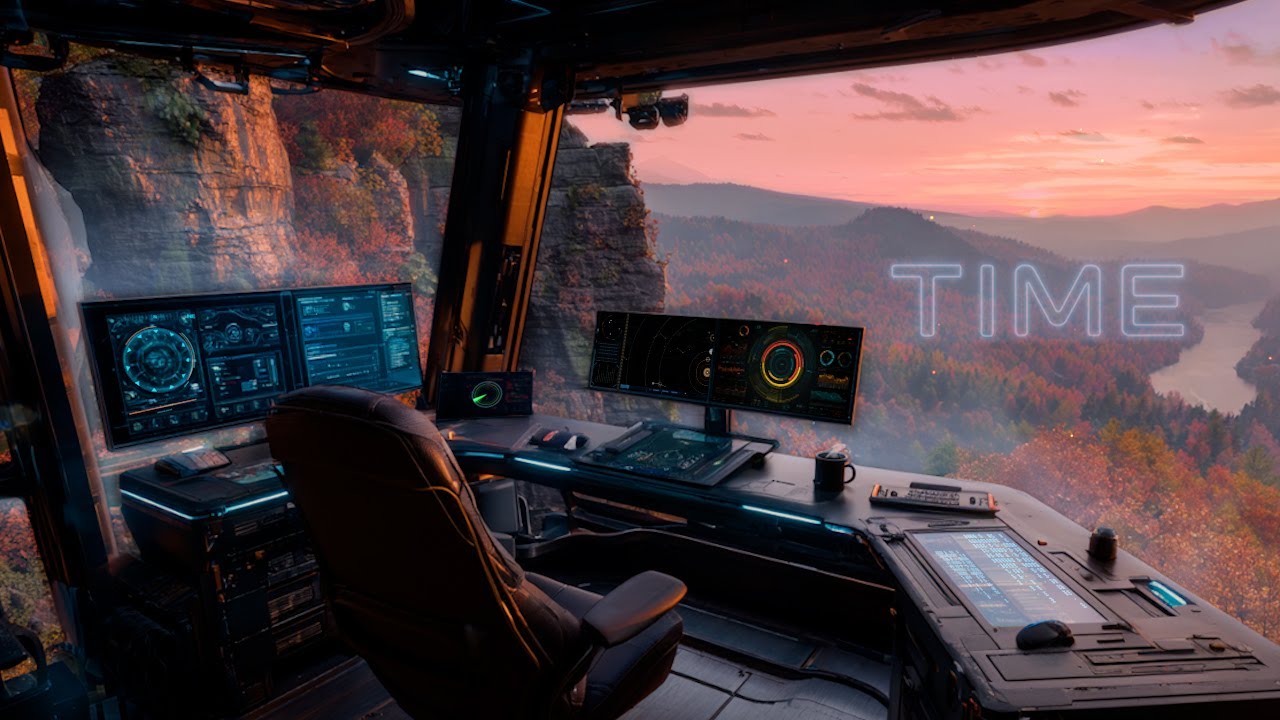 TIME LOOP | 2h Slow Ambience + Radio chatter