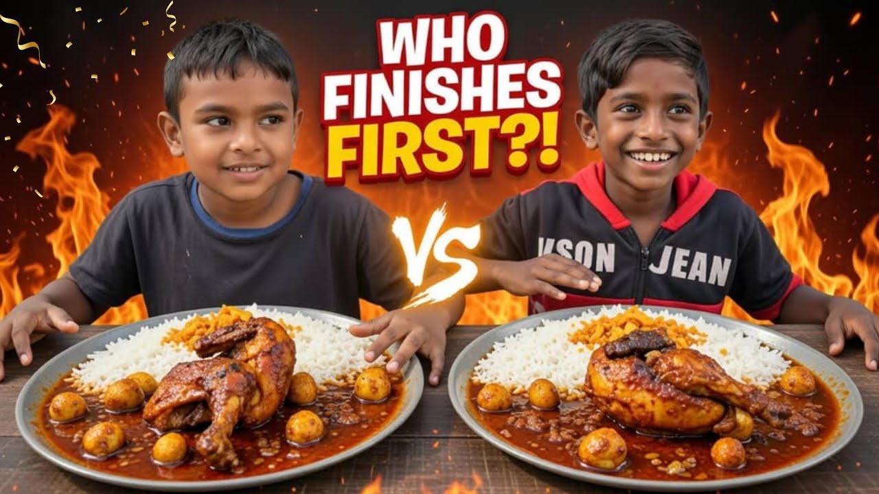 EATING SPICY BUTTER CHICKEN WITH RICE, 8 EGGS, SPICY CHICKEN CURRY | EATING COMPETITION MUKBANG