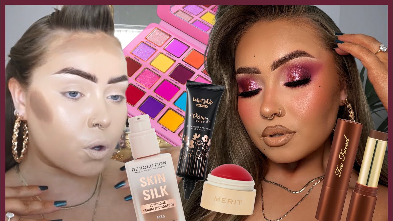 Cranberry Chrome Eyes 🍇 Testing NEW PR makeup! Hits 🫶🏼+ so many misses 😖