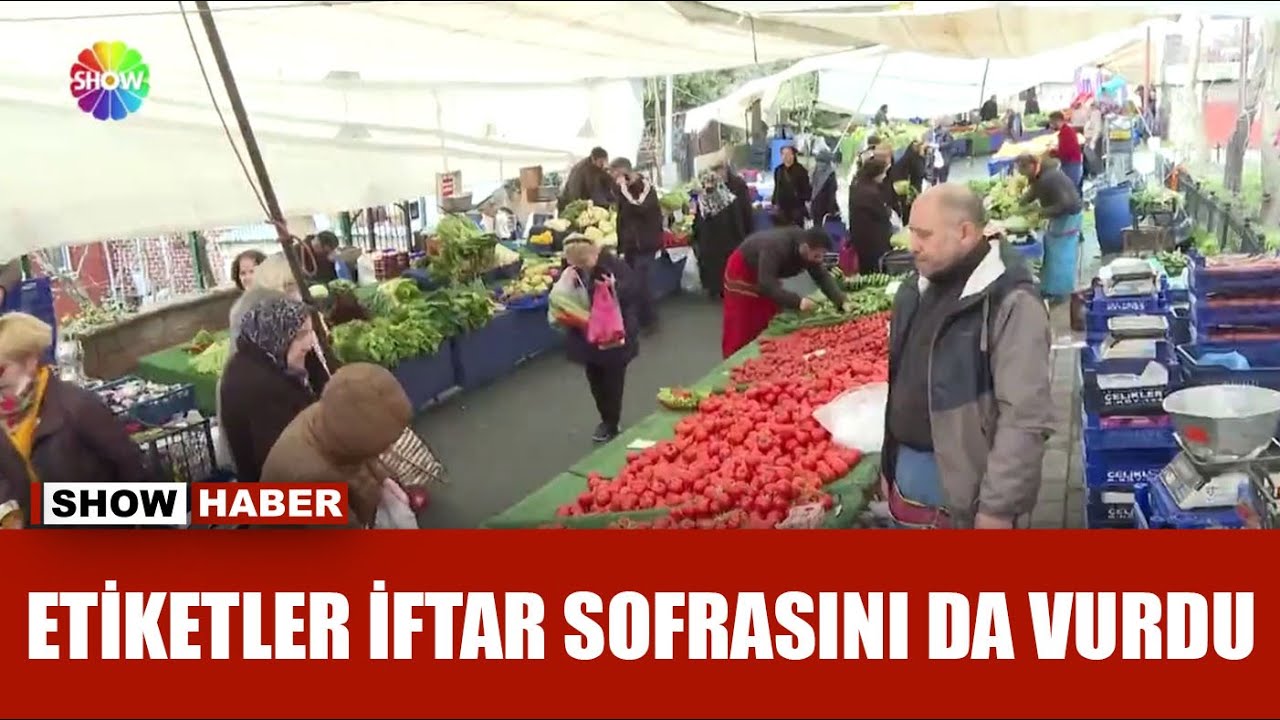 Ramazan geliyor, iftar telaşı başladı
