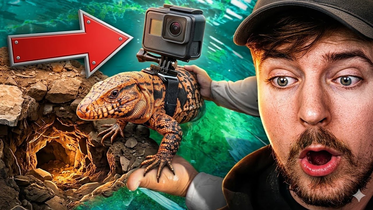 Gila Monster POV Inside a Hidden Desert Burrow 🦎 | Real Micro Camera Footage