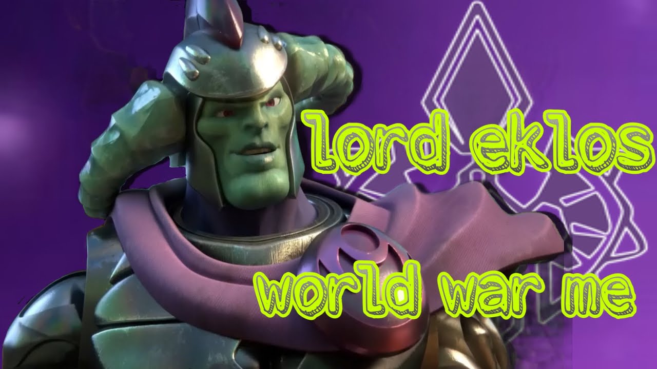 lord eklos tribute (gormiti) world war me