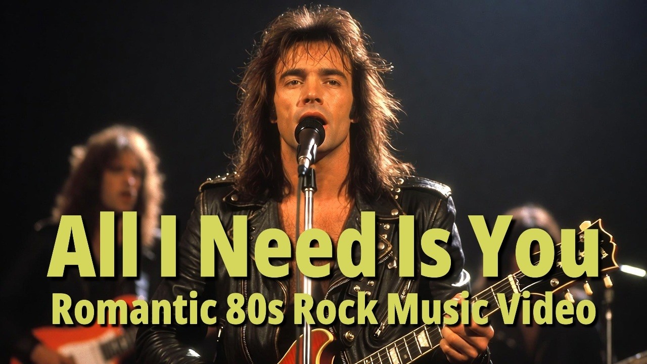 All I Need Is You - 80s Rock Love Song | Full Music Video