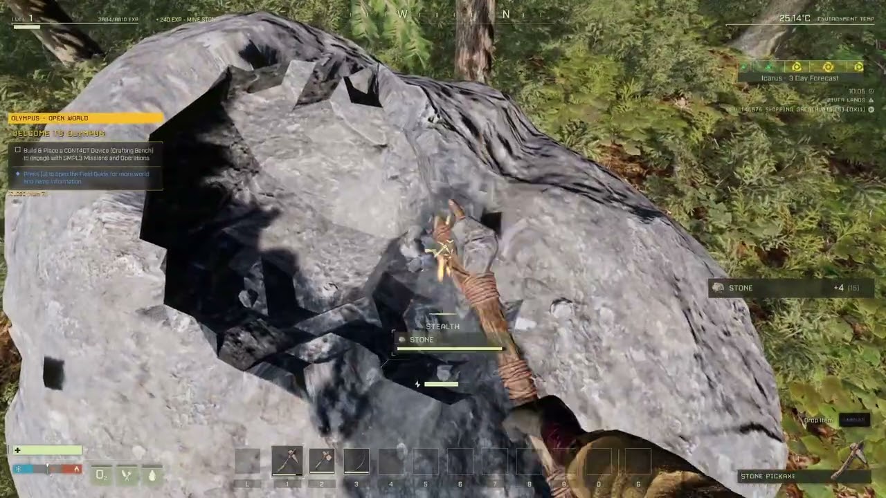 I had a bear-y bad start...- Icarus 1Life No Commentary gameplay ep. 1