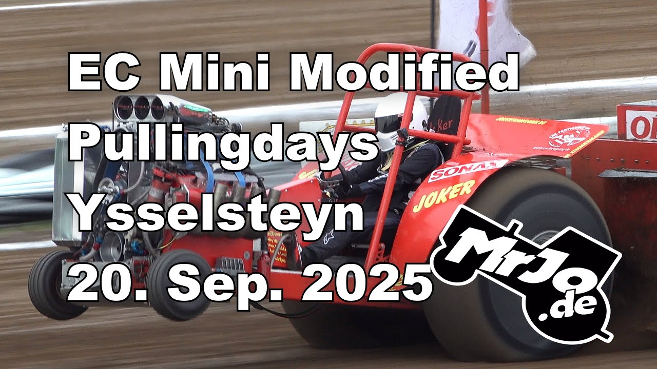 EC Mini Modified Pullingdays Ysselsteyn 2025 Tractor Pulling