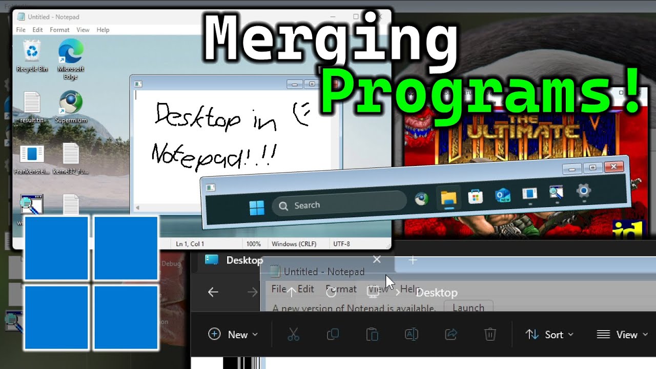 Merging Windows Programs!